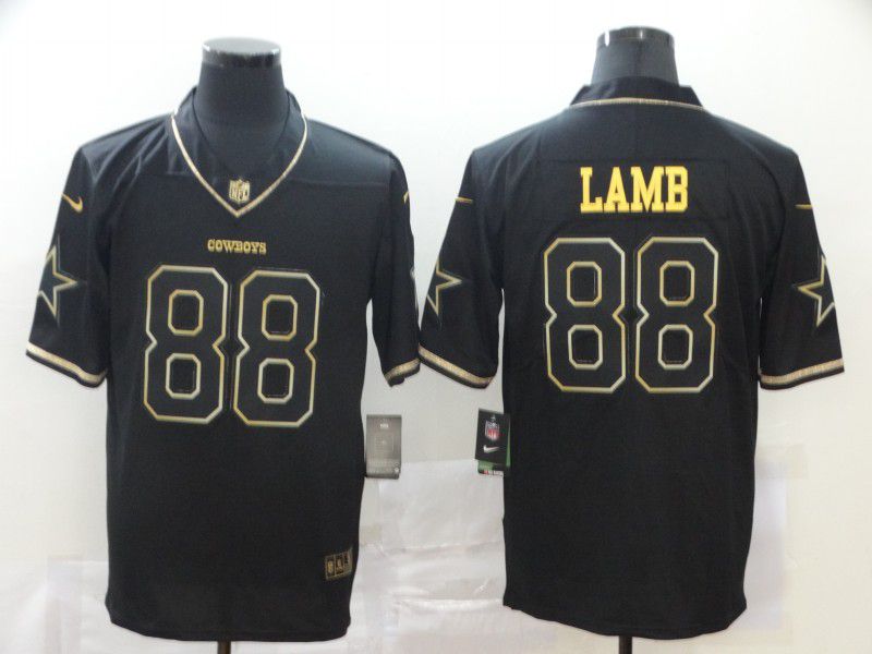 Men Dallas Cowboys 88 Lamb Black Nike Vapor Untouchable Stitched Limited NFL Jerseys